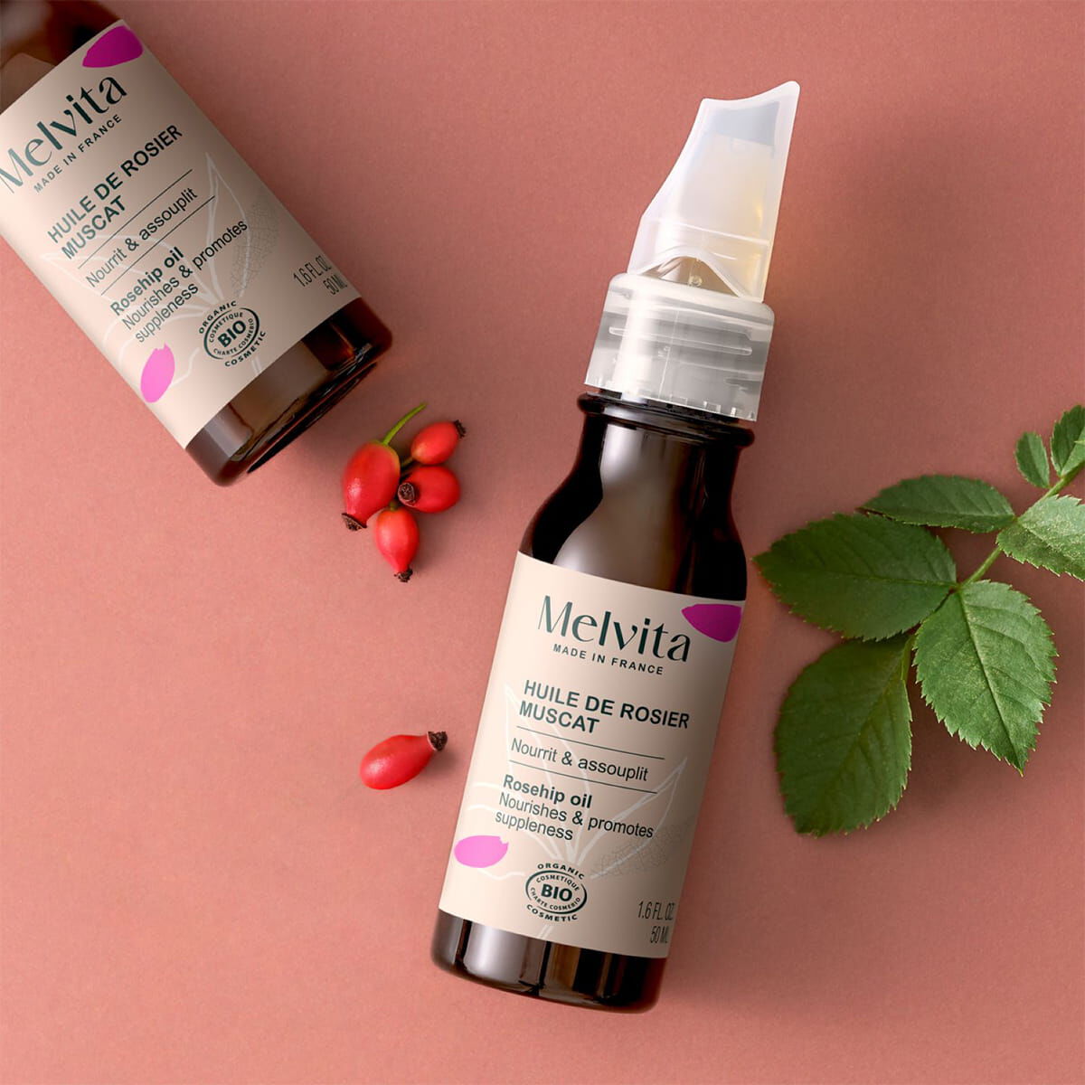 ❤3本❣エイジングケアに最適♪❤メルヴィータ ビオオイル ローズヒップオイル ビオオイル ローズヒップオイル 50mL｜スキンケアオイル｜メルヴィータ